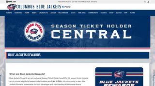 Blue Jackets Rewards | Columbus Blue Jackets - NHL.com