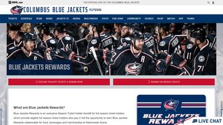 Columbus Blue Jackets Season Ticket Holder Renewals - Rewards ...