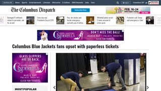Columbus Blue Jackets fans upset with paperless tickets
