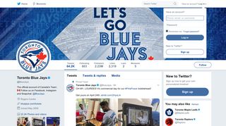 Toronto Blue Jays (@BlueJays) | Twitter