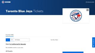 Toronto Blue Jays Tickets | Single Game Tickets ... - Ticketmaster