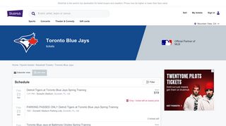 Toronto Blue Jays tickets at StubHub!