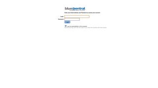 Blue Central Webmail Login