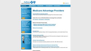 Medicare Advantage Providers - Anthem Blue Cross