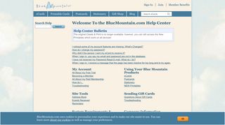 Contact Us - Bluemountain.com Help Center - Customer Service