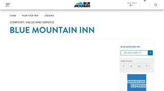 Blue Mountain Inn at Blue Mountain Resort in Ontario