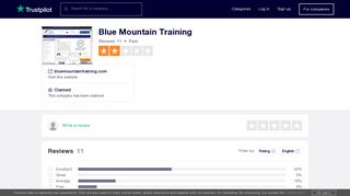 Blue Mountain Training Reviews | Read Customer Service Reviews ...
