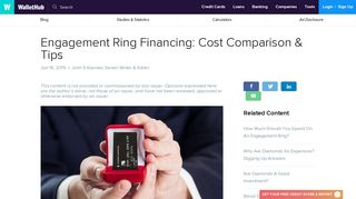 Engagement Ring Financing: Cost Comparison & Tips - WalletHub