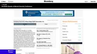 Blue Ridge ESOP Associates, Inc.: Private Company Information ...