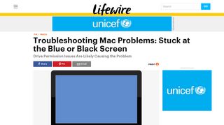 Mac Problems: Stuck at the Blue or Black Screen - Lifewire