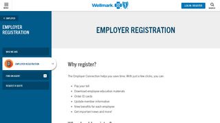 Employer registration benefits | Wellmark