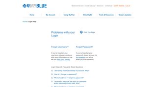 Login Help - Blue Cross Blue Shield of Massachusetts