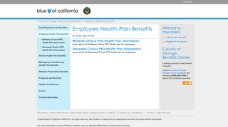 Employee Health Plan Benefits - Blue Shield of California