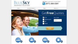 Car Insurance | Blue Sky Insurance Solutions - Blue Sky Coverage