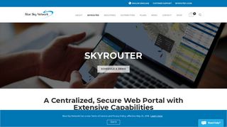 Aircraft Tracking & Vessel Tracking | SkyRouter | Blue Sky Network