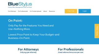 BlueStylus: Home page