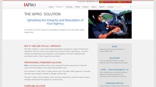 The IAPro solution - IAProIAPro