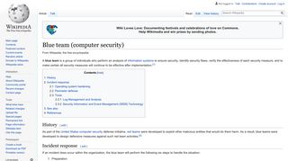 Blue team (computer security) - Wikipedia