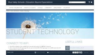 Student Technology - Blue Valley Schools