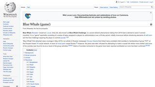 Blue Whale (game) - Wikipedia