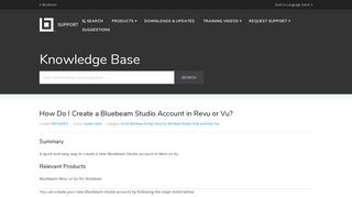 How Do I Create a Bluebeam Studio Account in Revu or Vu ...