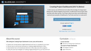 Creating Project Dashboards (2017 & Below) - Bluebeam University