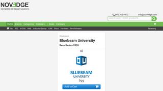 Buy Bluebeam University Revu Basics 2018 $99 | (866) 362-8970 ...