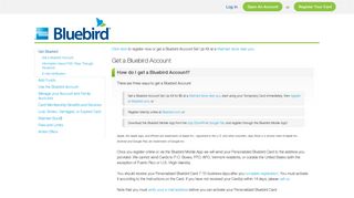 Learn More - FAQs | Bluebird by American Express & Walmart