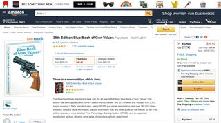 Amazon.com: 38th Edition Blue Book of Gun Values (0609068000382 ...