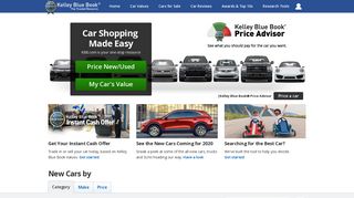 Kelley Blue Book | New and Used Car Price Values, Expert Car Reviews
