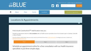 Locations & Appointments - SC Blue Retail Center