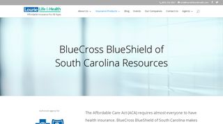 BlueCross BlueShield of South Carolina Resources - Lourie Life and ...
