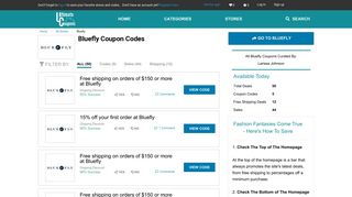 Bluefly Coupon Codes & Promo Codes - Ultimate Coupons