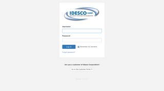Idesco Corporation Login - BlueFolder