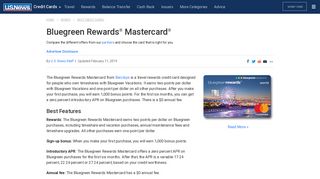 Barclays Bluegreen Rewards Mastercard Review | U.S. News