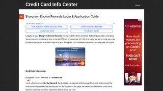 Bluegreen Encore Rewards Login & Application Guide