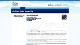 Online data security - Blue Hills Software