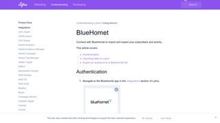 Learn Lytics | Mapp: BlueHornet