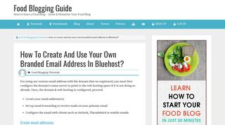 How to create and use your own branded email address in Bluehost ...