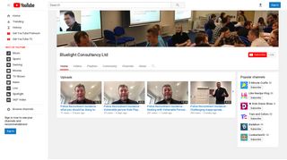 Bluelight Consultancy Ltd - YouTube
