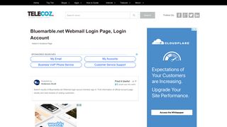 Bluemarble.net Webmail Login page, Login Account - TeleCoz