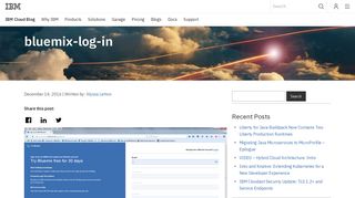 bluemix-log-in - IBM Cloud Blog