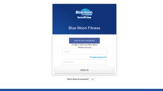 Blue Moon Fitness - Login - Perkville