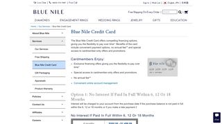 Blue Nile Credit Card