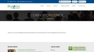 View Correspondence Courses - Blueprint Career Development