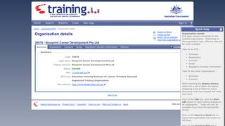 training.gov.au - 30978 - Blueprint Career Development Pty Ltd