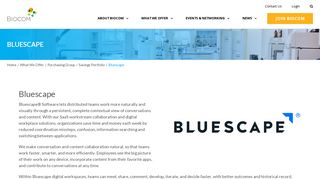 Bluescape | Purchasing Group | Biocom