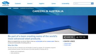 Careers in Australia - BlueScope Corporate
