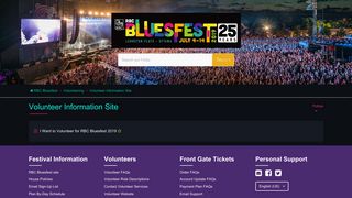 Volunteer Information Site – RBC Bluesfest