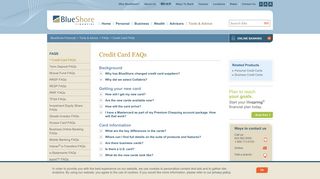 Credit Card FAQs | BlueShore Financial